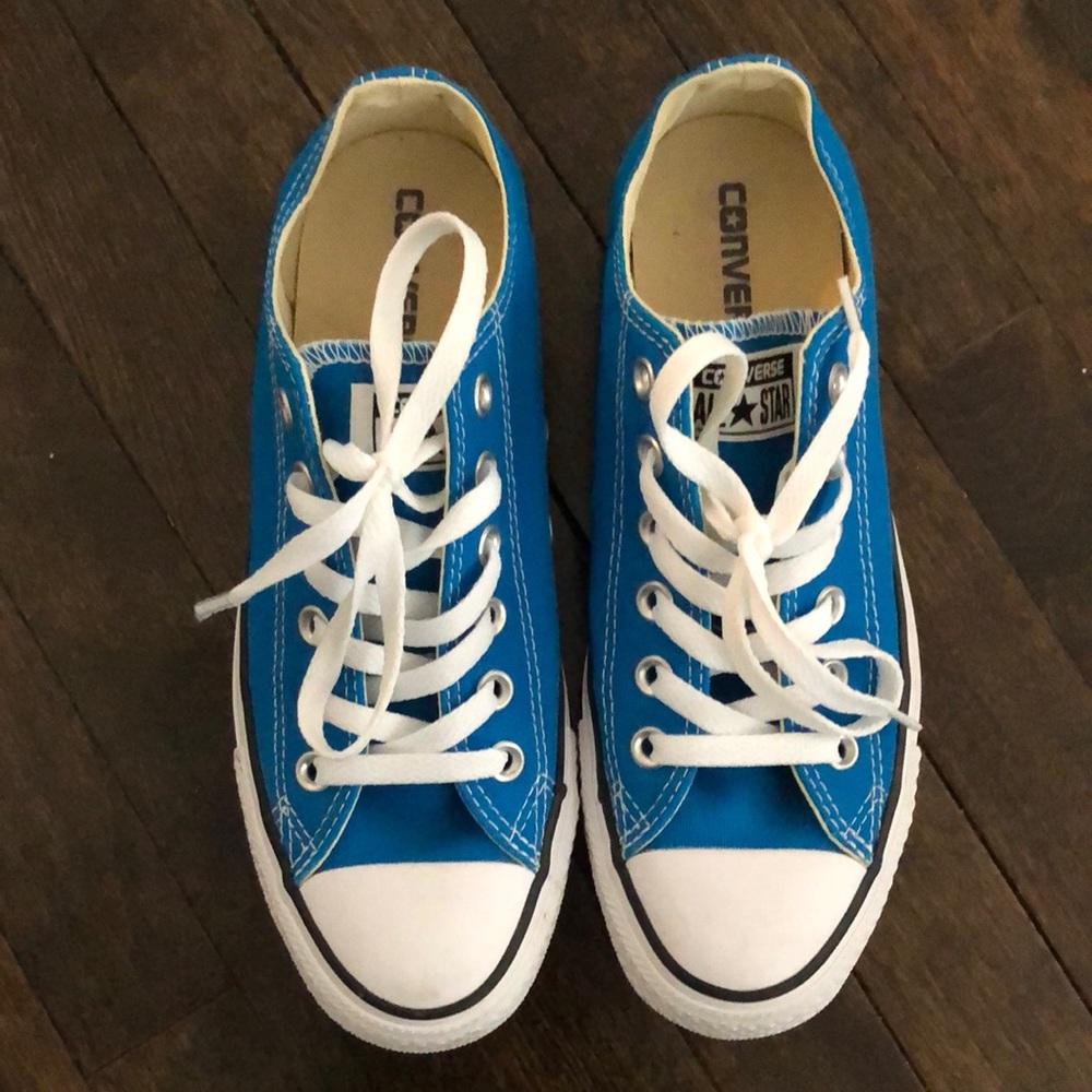 Blue Converse, Size 7.5 Women’s